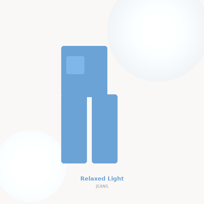 Relaxed Fit Light Wash